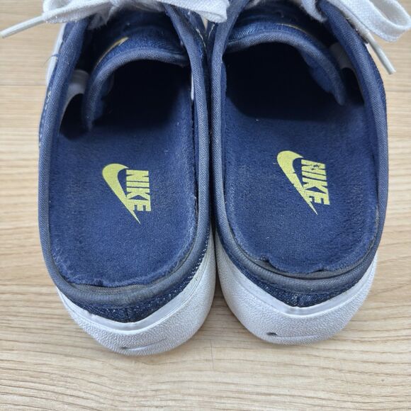 Y2k Nike Hermosa Slip On Denim Mule Shoe Women Size 8 Platform Punk Hip-Hop Vtg - Picture 12 of 15